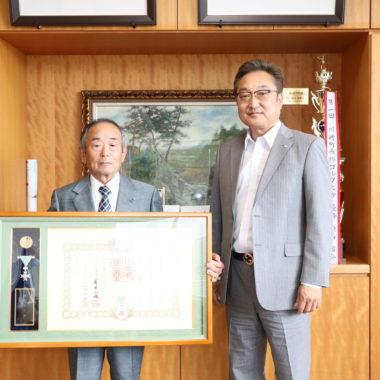 春の叙勲「瑞宝単光章」を受章